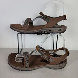Columbia Comfort Sport Avo Vent Strap Sz 7 Brown